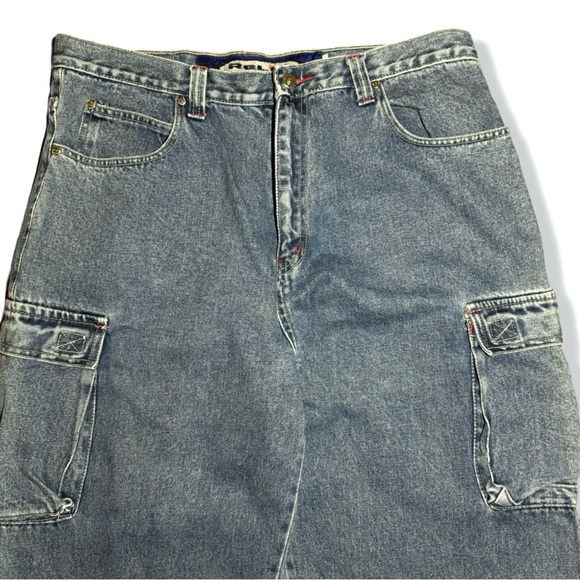 Vintage Y2K Denim Cargos - Picture 4 of 5